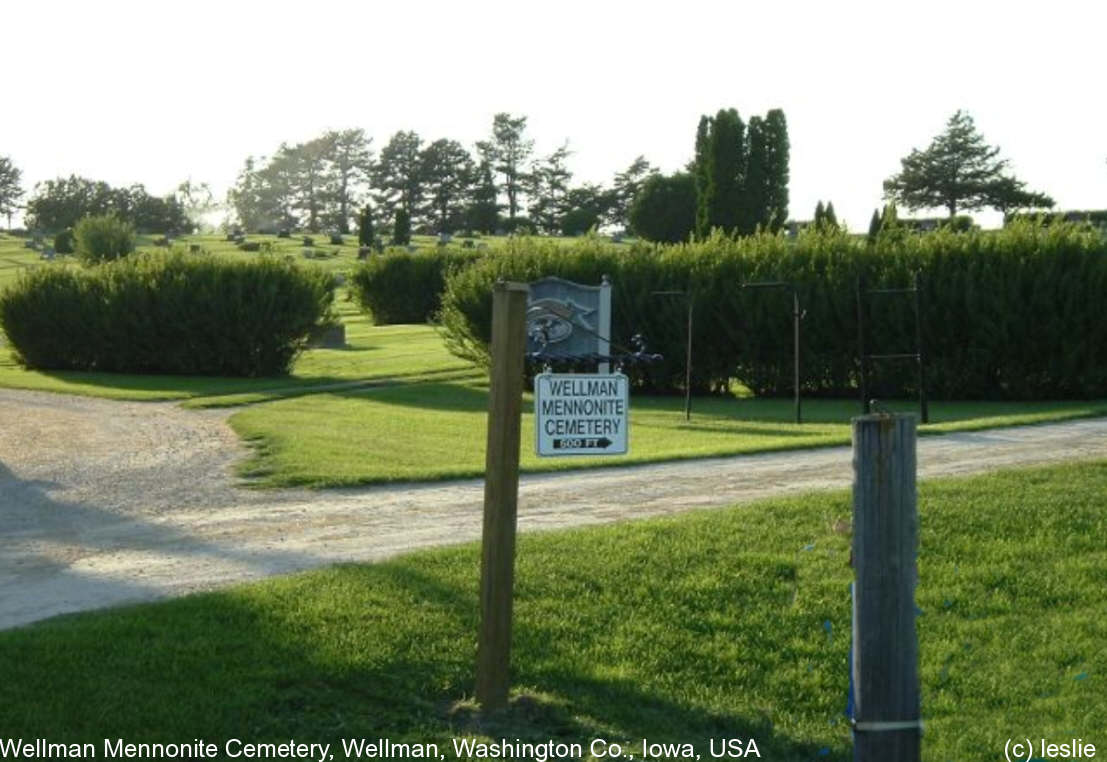 Wellman Mennonite Cemetery